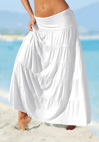 BEACH TIME Φούστα σε λευκό: μπροστά