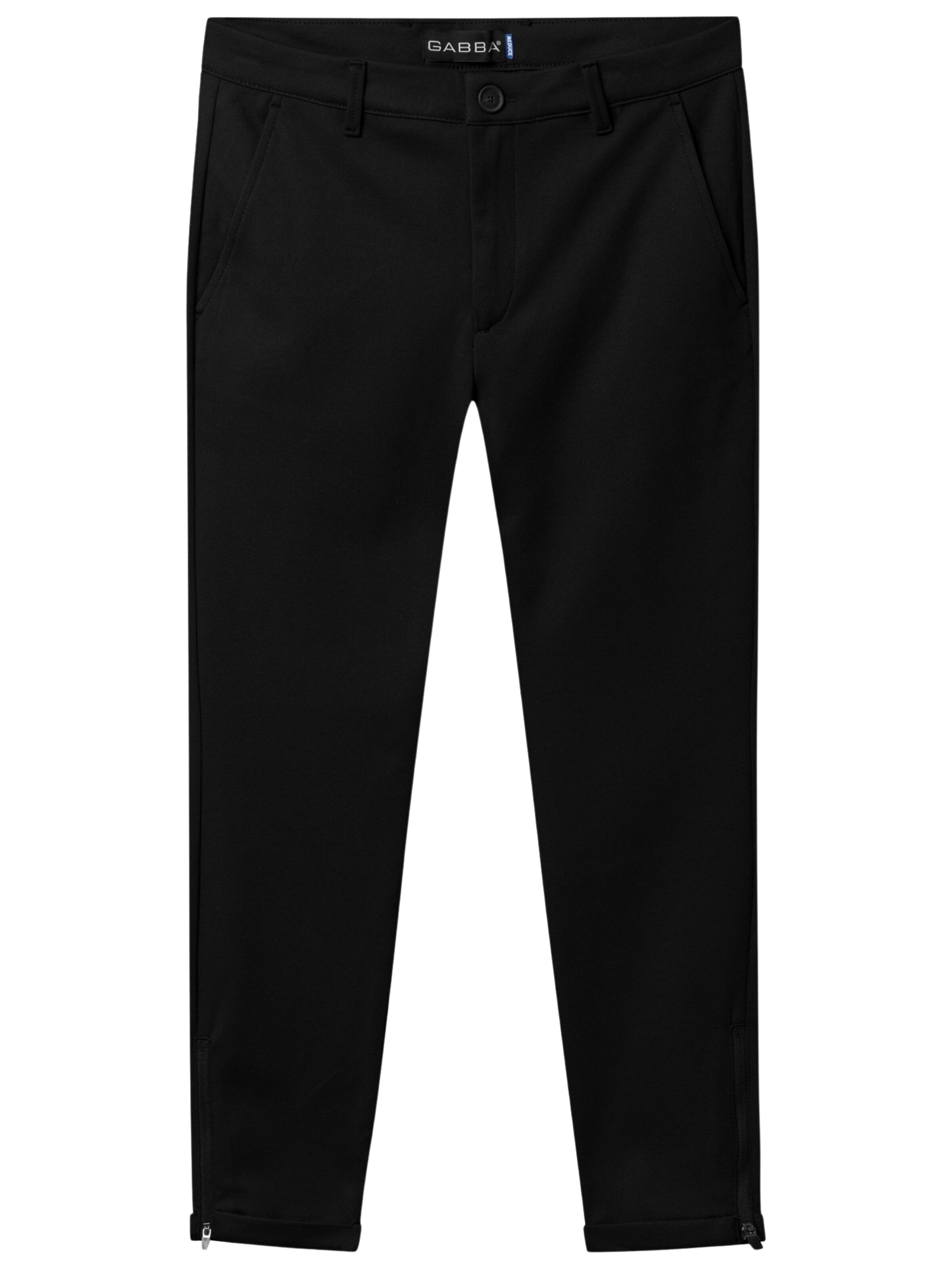 GABBA Slimfit Bukser 'Pisa' i sort: forside