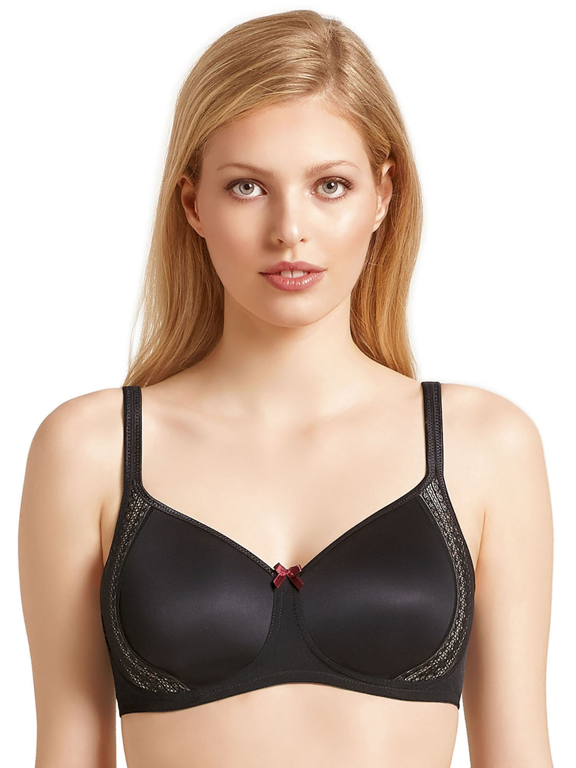 ANITA T-shirt Bra 'Fleur' in Black