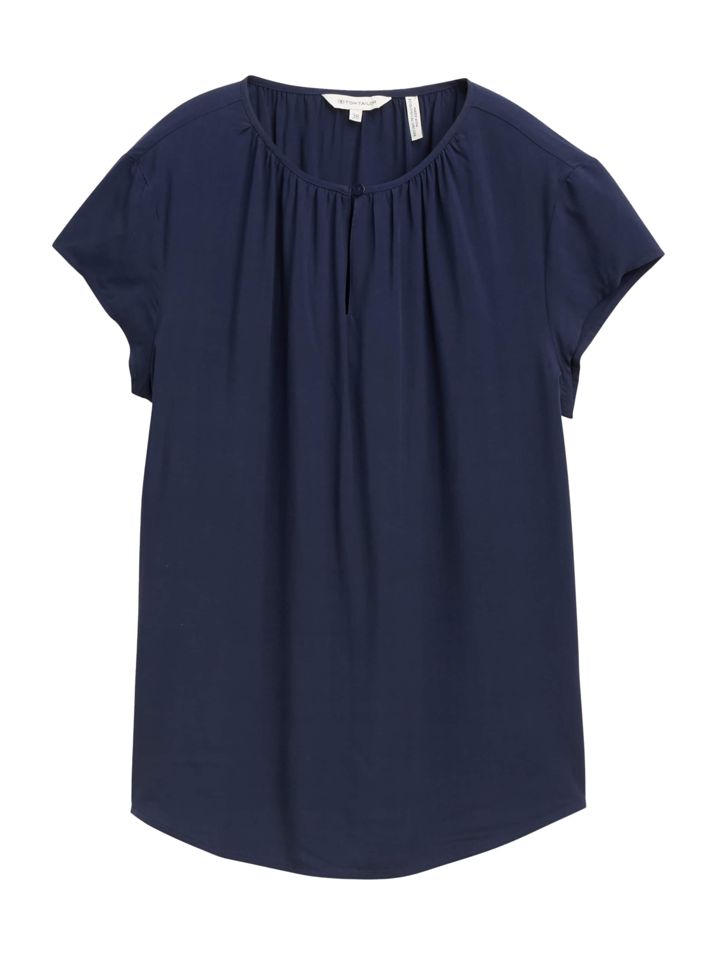 Chemisier TOM TAILOR en bleu : devant