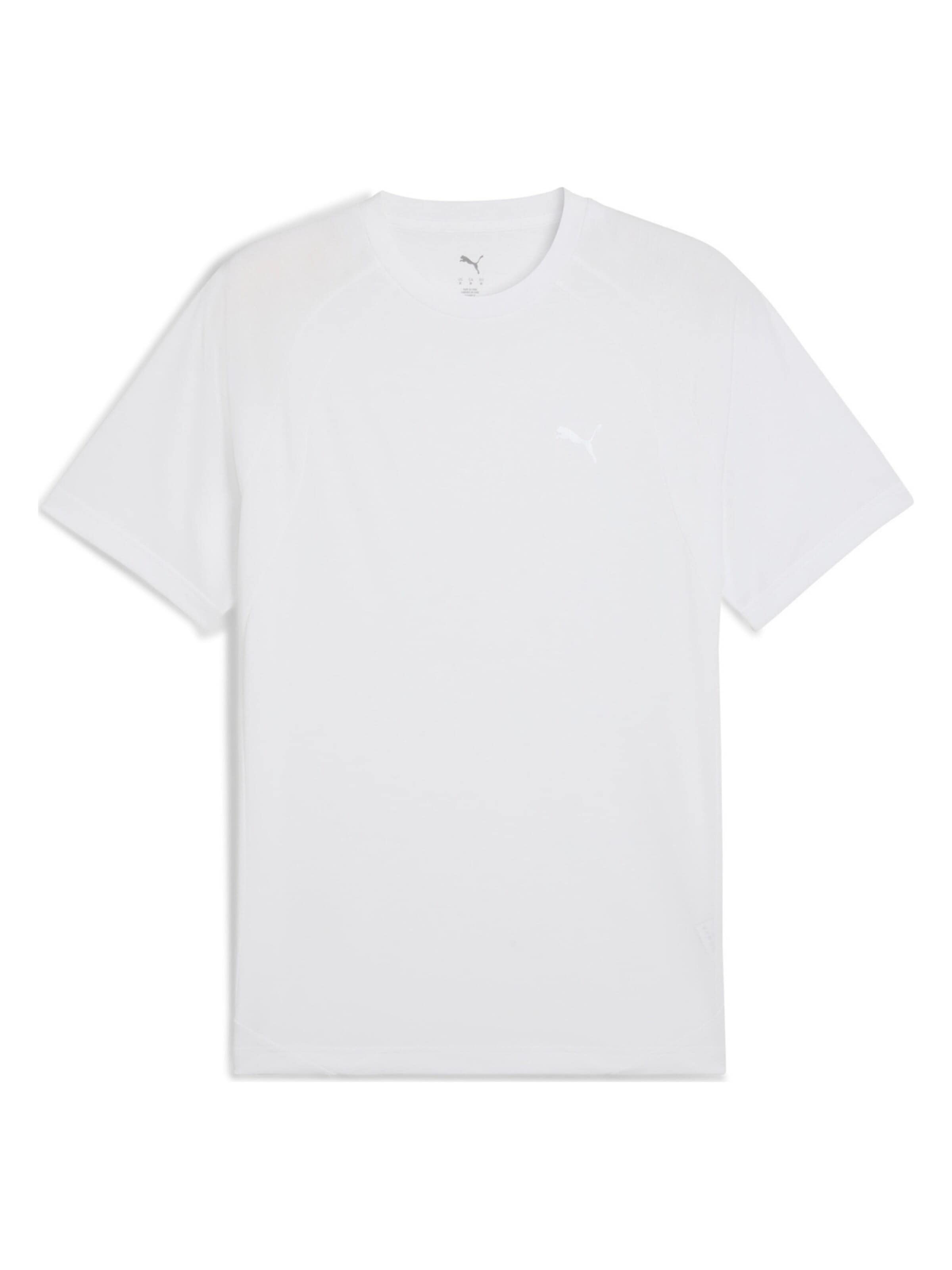 PUMA Shirt 'Puma Evostripe Tee' in White: front