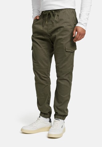 Regular Pantalon cargo 'Pillus ' INDICODE JEANS en vert