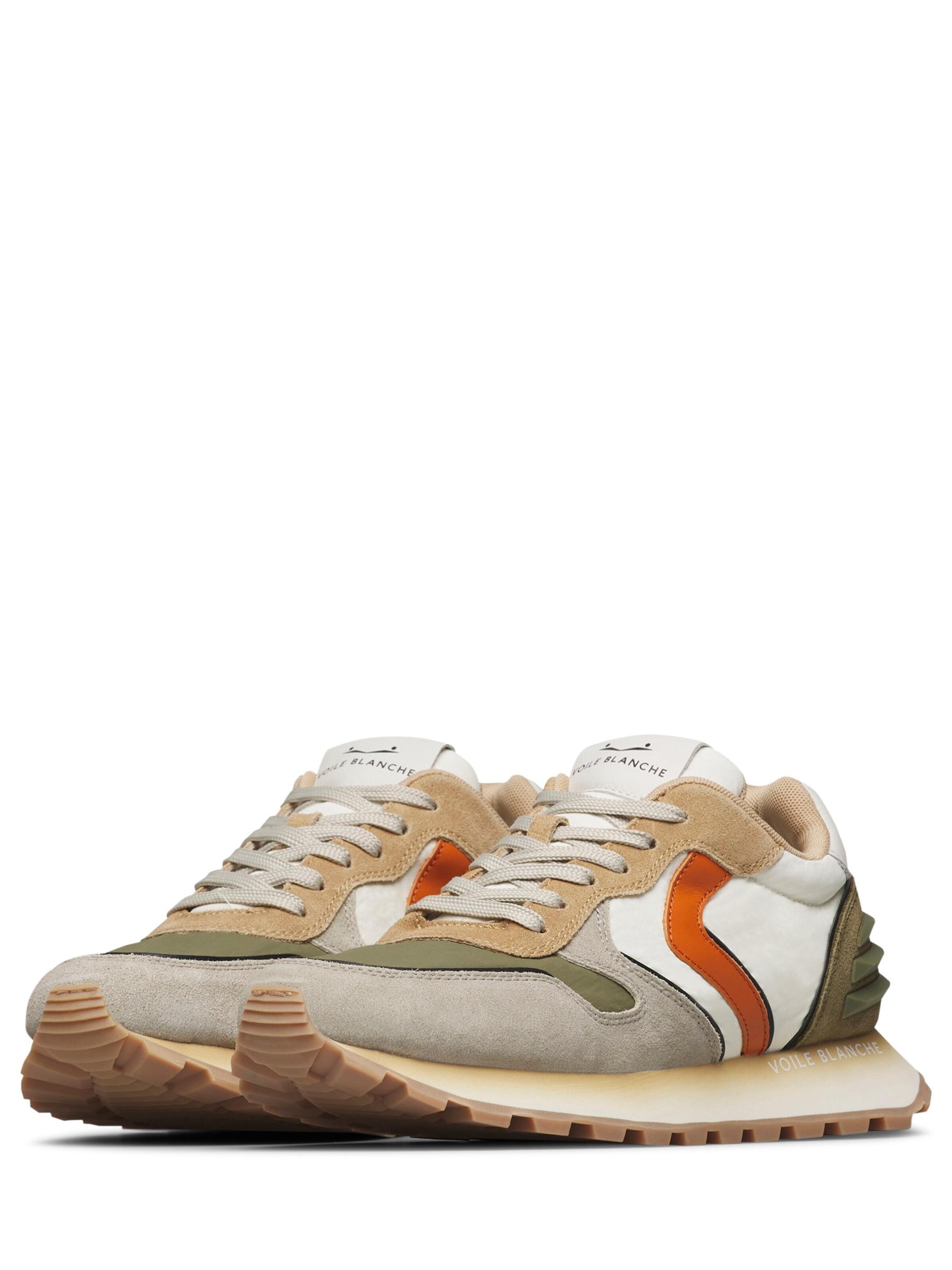 Voile blanche Platform trainers 'PARIS POWER MAN.' in Green