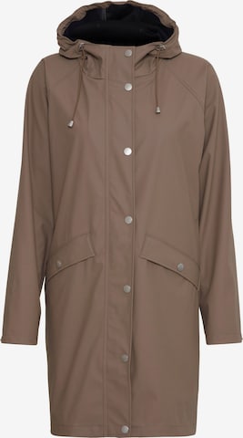 ICHI Funktionsmantel 'Tazi' in Braun: Vorderseite