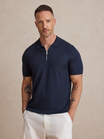 DAN FOX APPAREL Shirt 'Ricardo' in Blue: front