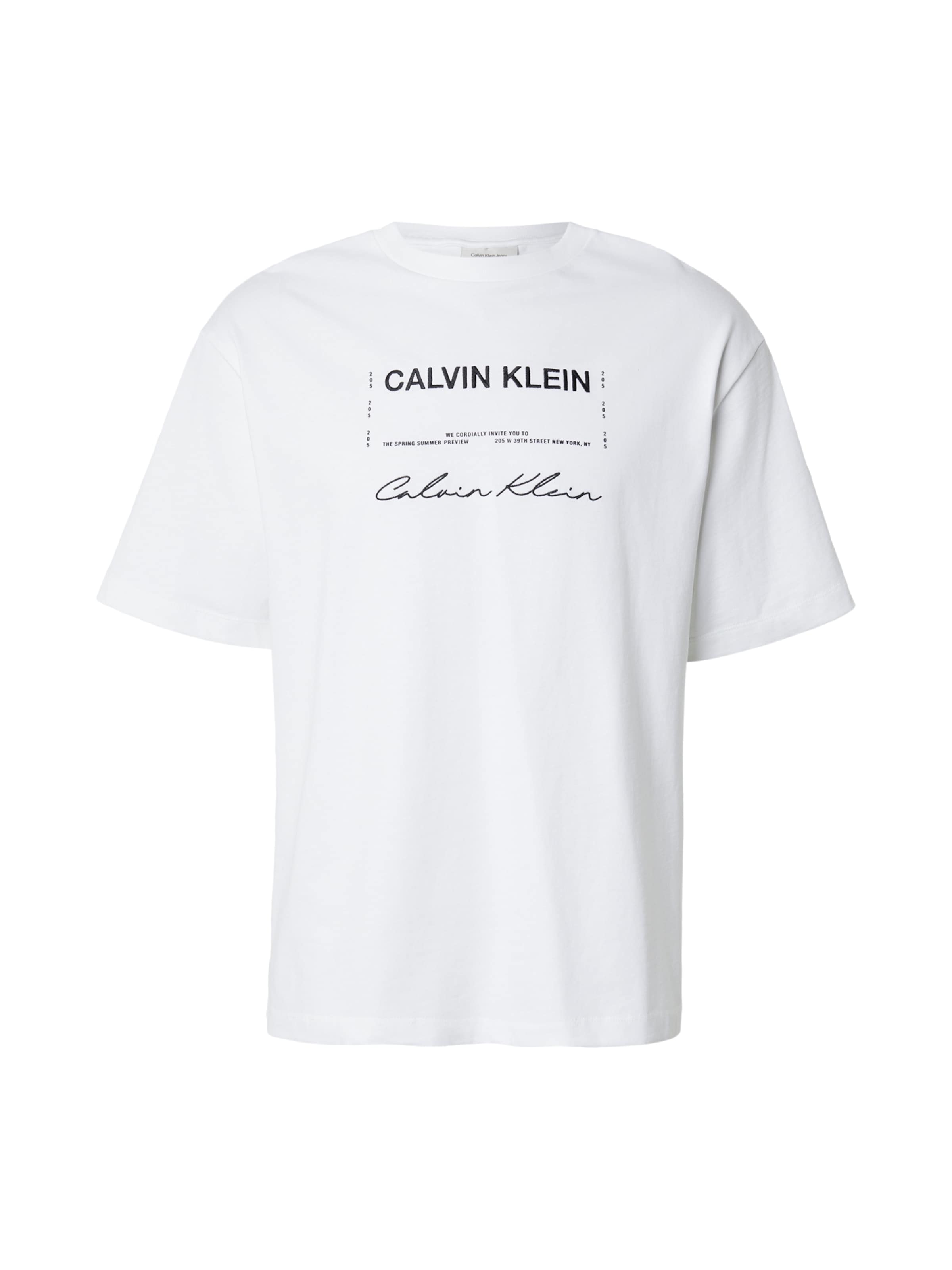 Calvin Klein Jeans Tričko - Biela: predná strana