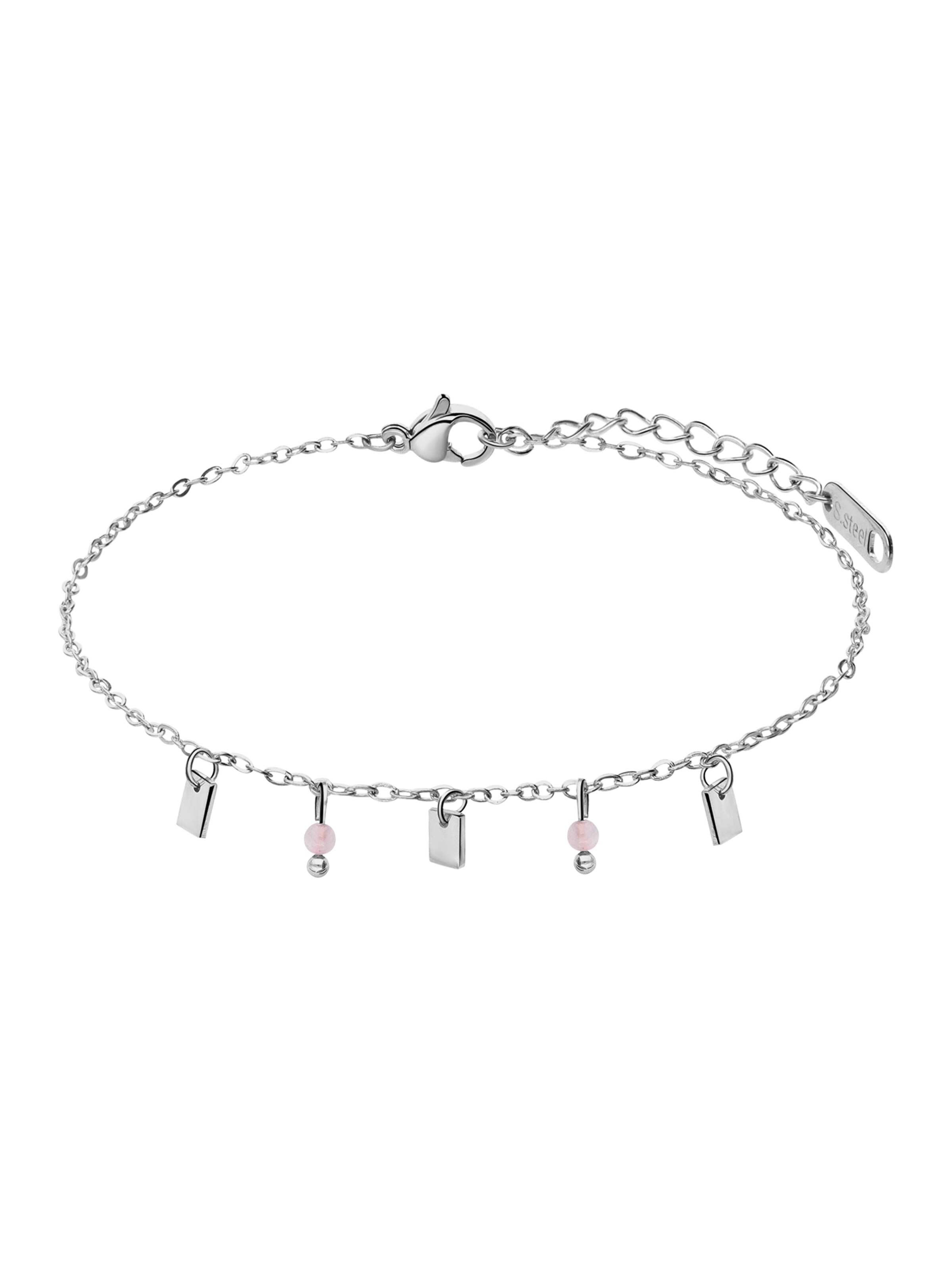 Lucardi Armband in Silber: Vorderseite