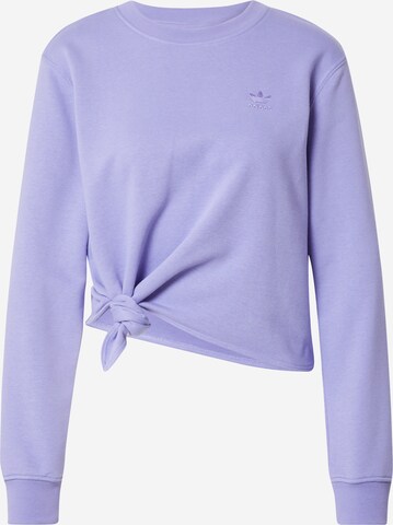 ADIDAS ORIGINALS Sweatshirt in Purple: front