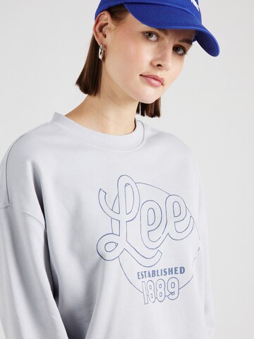 Lee Sweatshirt 'LOGO SWS' in Grey