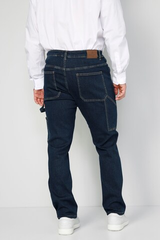 Coupe slim Jean Boston Park en bleu