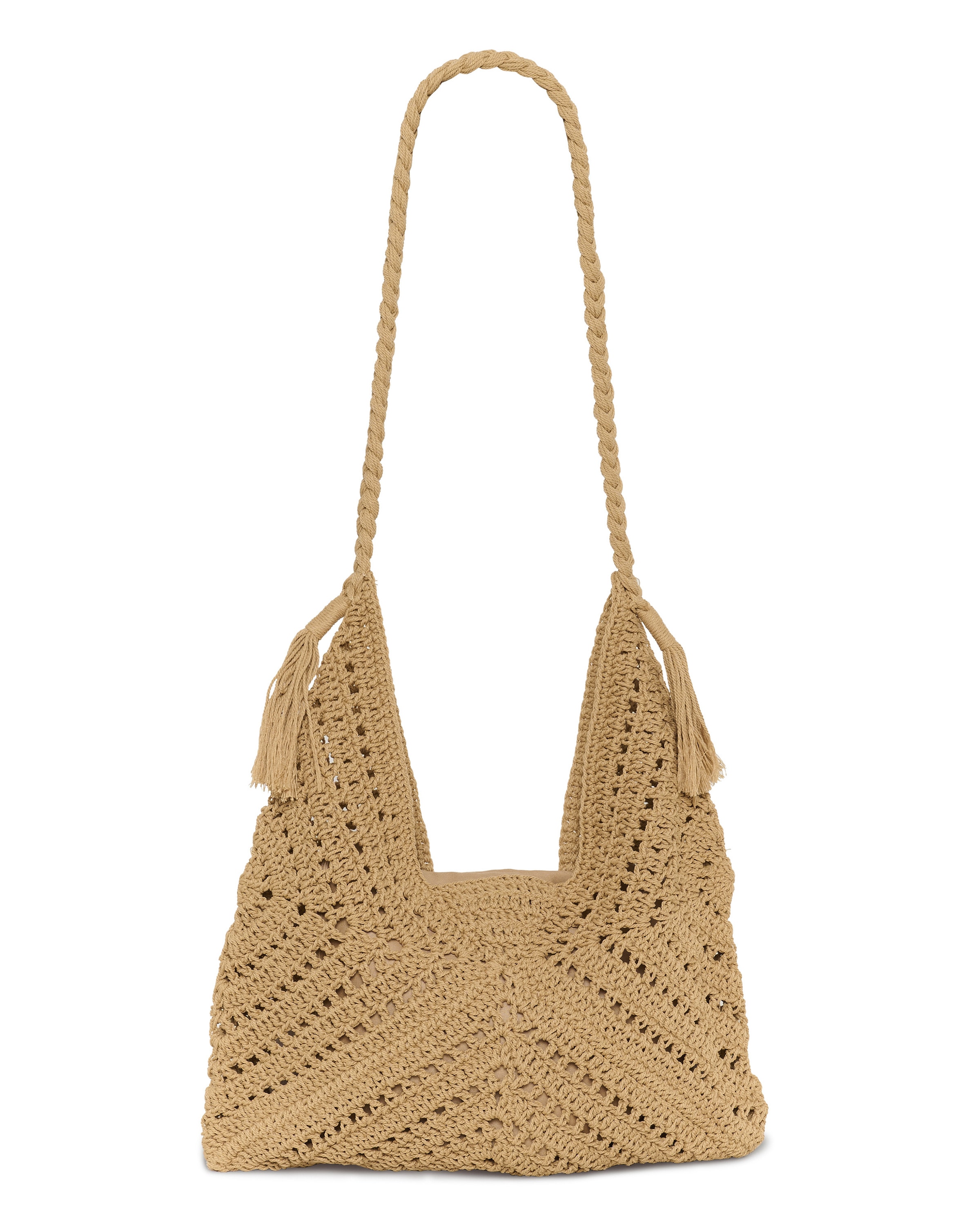 SAINT TROPEZ Crossbody bag 'SZRya' in Brown: front