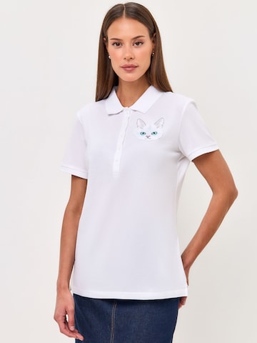 CAT by Maniita Lacitta Shirt in White: front