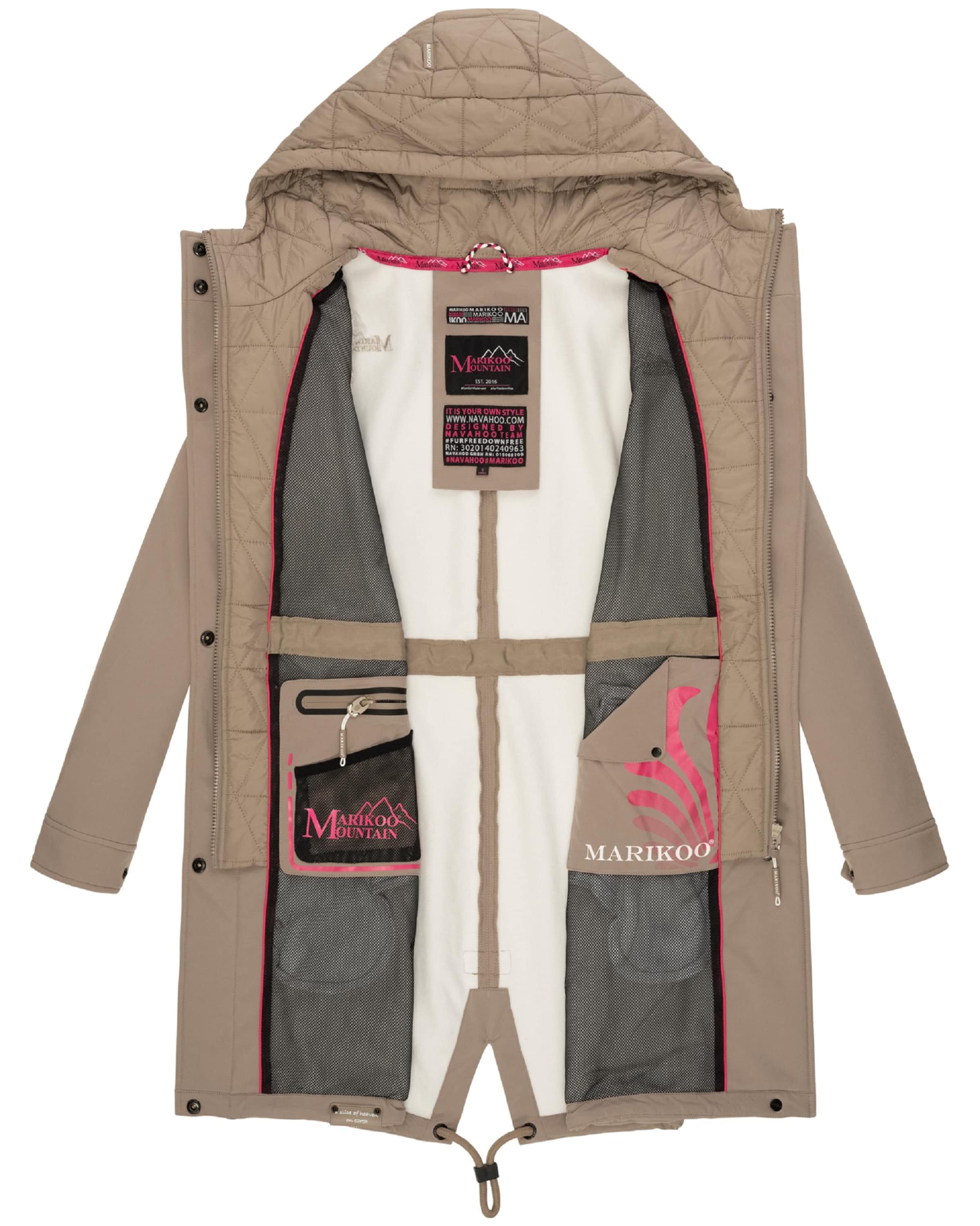 MARIKOO Funktionsmantel in Beige