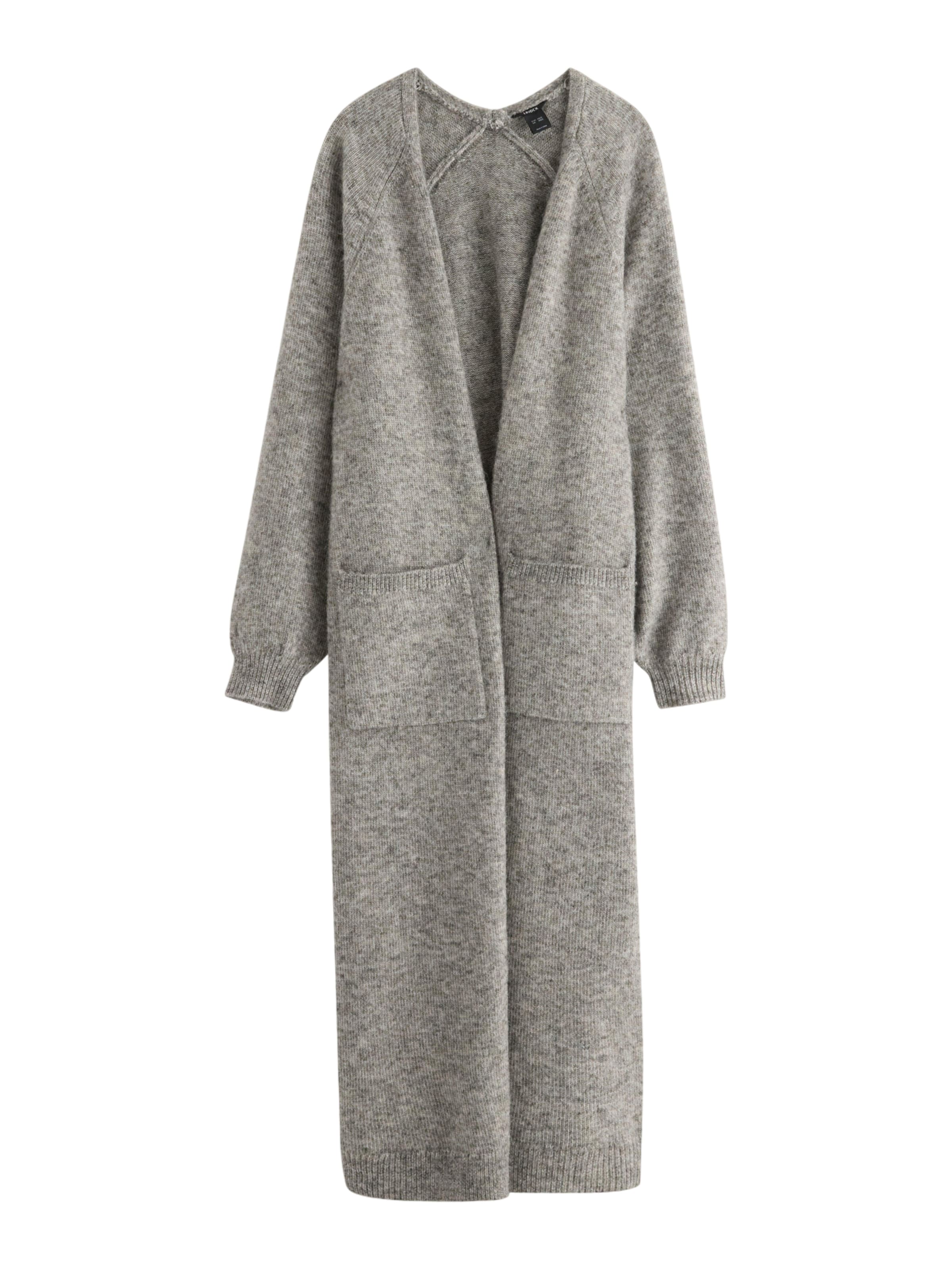 Cappotto in maglia 'Amaka' di Lindex in grigio: frontale