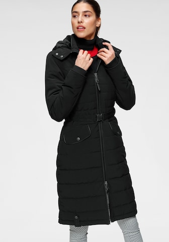 ALPENBLITZ Winter Coat in Black: front