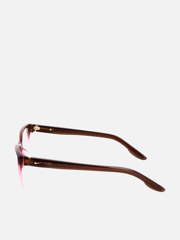 NIKE Zonnebril 'Nike NIKE 7177 N Blue/peach gradient 53/17/140 WOMAN Eyewear Frame' in Bruin