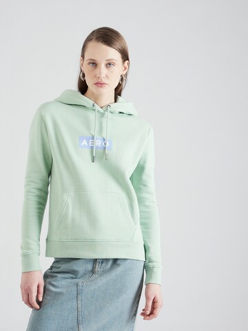 AÉROPOSTALE Sweatshirt i grön: framsida