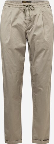 REPLAY Regular Pleated Pants in Grey: front