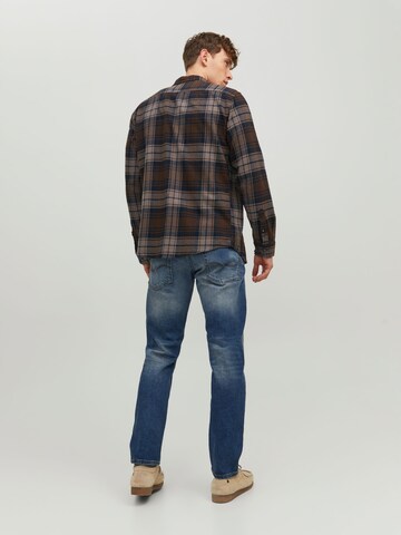 JACK & JONES Slimfit Jeans 'Mike' in Blauw