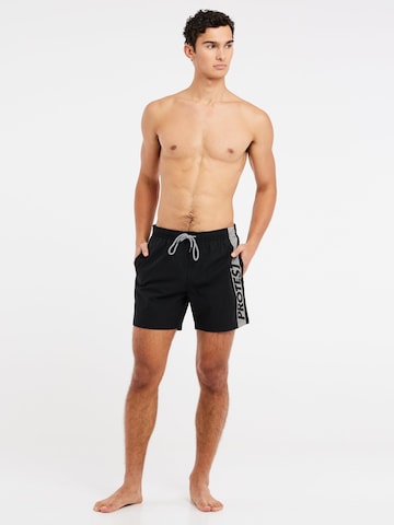Shorts de bain 'PRTFAREL' PROTEST en noir