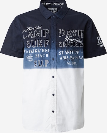 CAMP DAVIDRegular Fit Košulja - plava boja: prednji dio