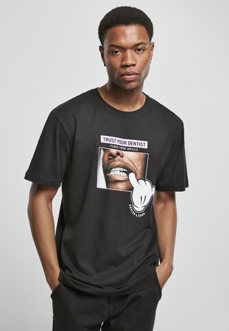 Cayler & Sons Shirt 'Trust Your Dentist' in Black: front