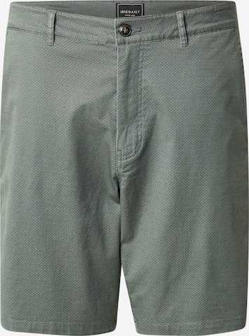 žalia Iriedaily „Chino“ stiliaus kelnės 'Love City': priekis