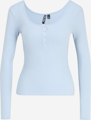 Pieces Petite Shirt 'KITTE' in Blue: front