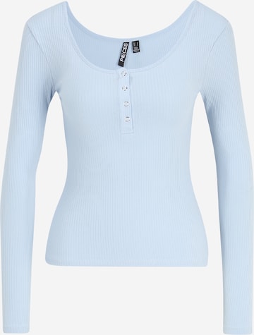 Pieces Petite Shirt 'KITTE' in Blau: predná strana