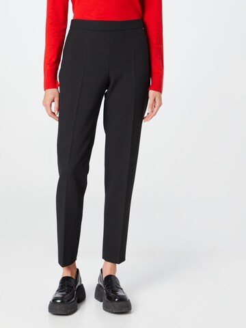 BOSS Black Regular Pants 'Tiluna' in Black: front