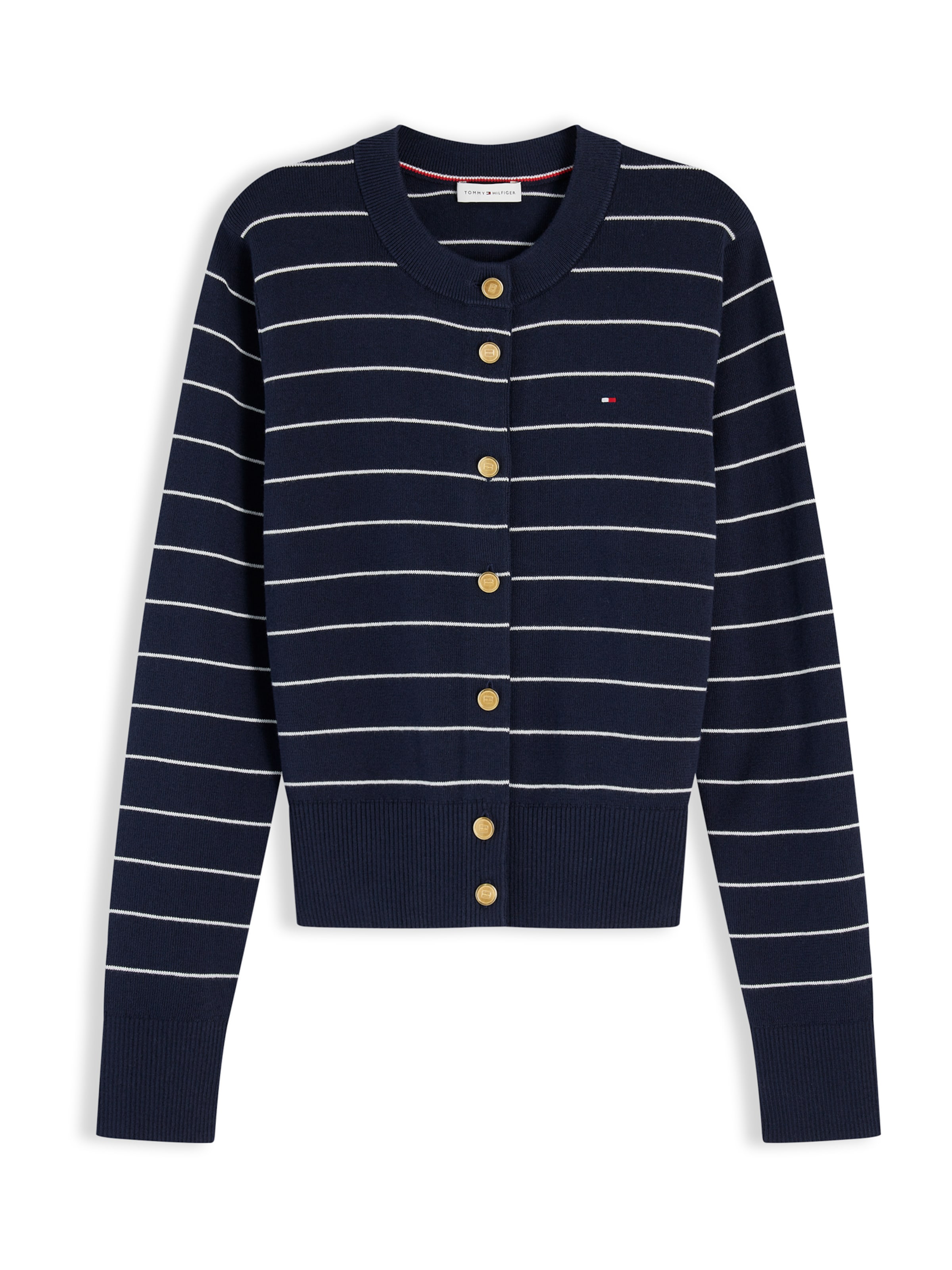 Cardigan TOMMY HILFIGER en bleu : devant