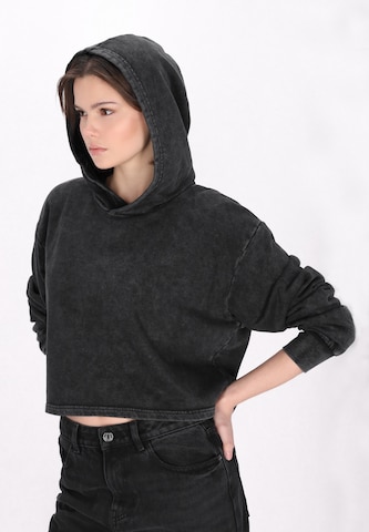 Sweat-shirt myMo ROCKS en noir : devant