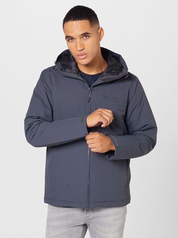 JACK WOLFSKIN Zunanja jakna 'WISPER' | rjava barva: sprednja stran