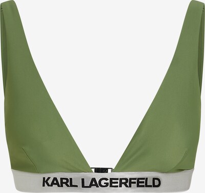 Karl Lagerfeld Bikinioverdel i grå / sort / hvid, Produktvisning