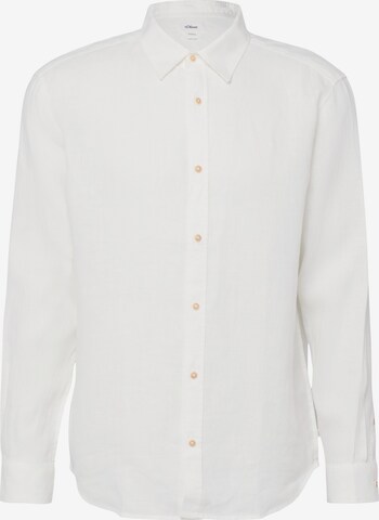 s.Oliver Hemd in Beige: Vorderseite