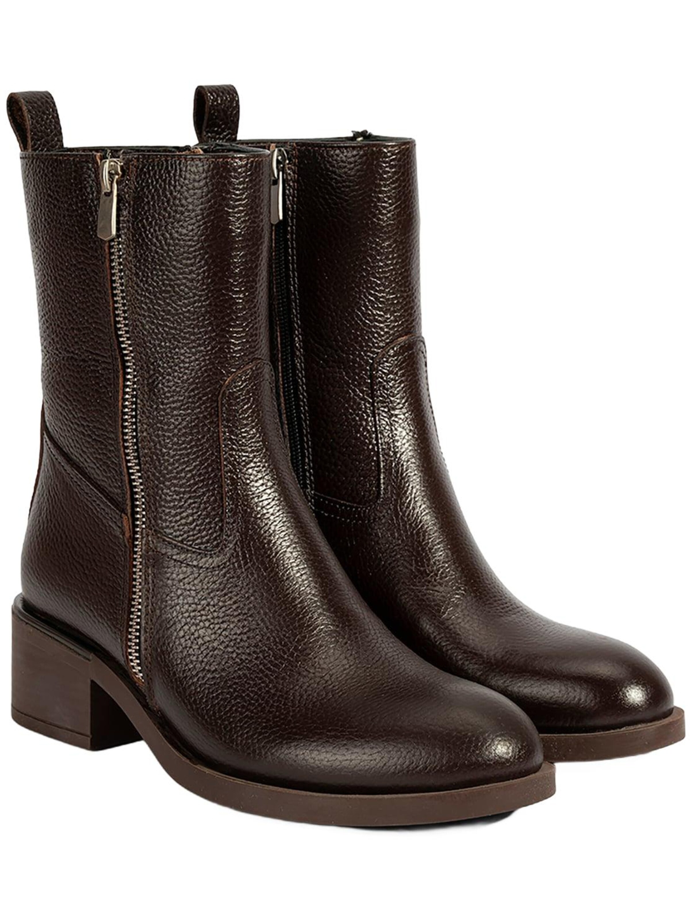 Desa Boots 'Stiefel' in Brown: front