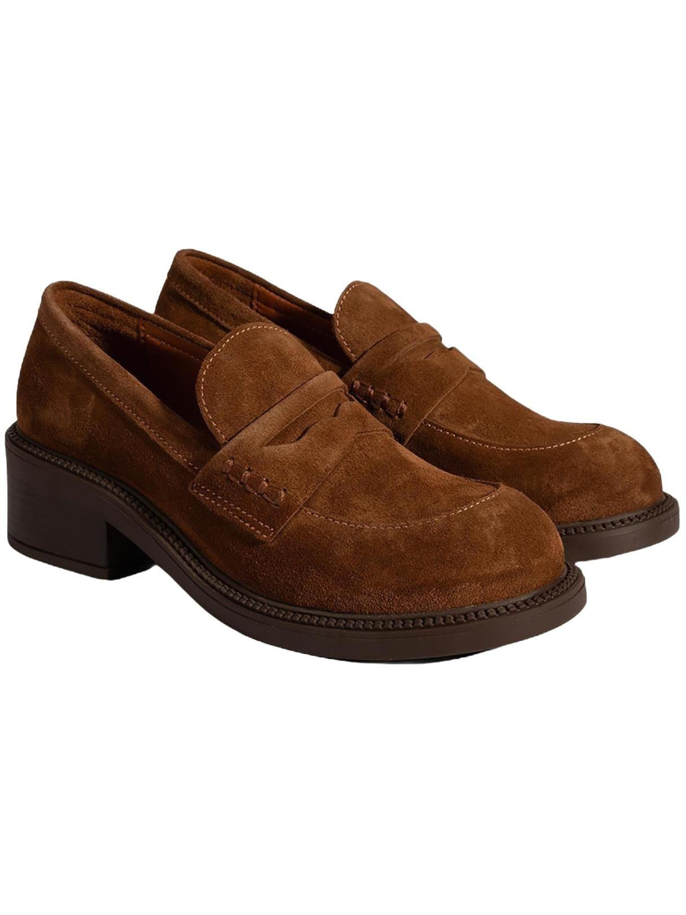 Desa Mokassin 'Slip-On-Schuhe'‌‌‌‌‌‌‌‌‌ in Braun: Vorderseite