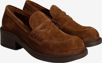 Desa Mokassin 'Slip-On-Schuhe' in Braun: Vorderseite