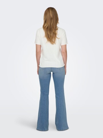 Tricou 'ONLLucy' de la ONLY pe alb