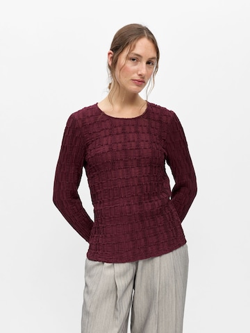 OBJECT - Blusa 'OBJEVIE' en rojo: frente