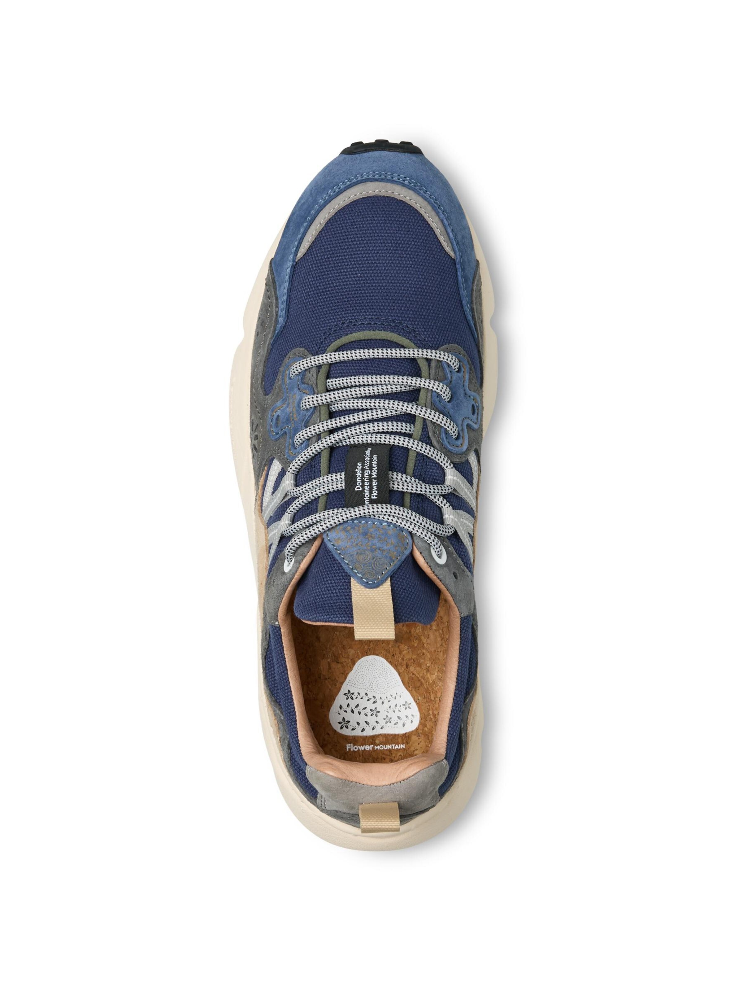 Baskets basses 'YAMANO 3 MAN' Flower Mountain en bleu