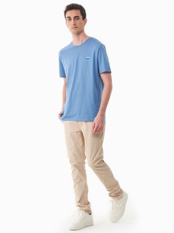 Organication T-Shirt in Blau