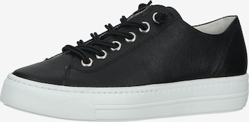 Sneaker low de la Paul Green pe negru: față