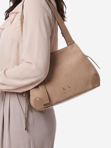 ARMANI EXCHANGE - Bolso de hombro 'XW002604 AF22666' en beige