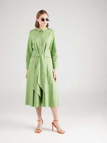 BOSS BlackKošulja haljina 'Debrana1' - zelena boja: prednji dio