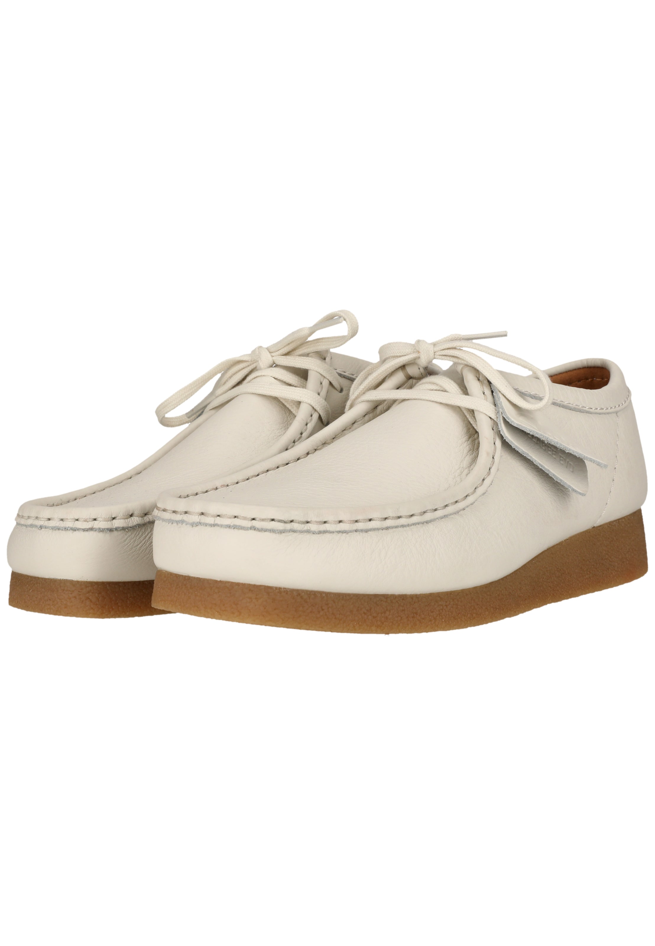 CLARKS Lace-up shoe 'Wallabee EVO' in White