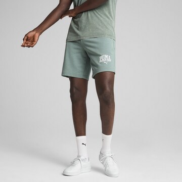 PUMA Regular Broek 'Class' in Groen: voorkant