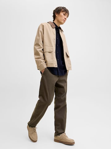 JACK & JONES - Loosefit Pantalón chino 'JPSTKANE HANK' en marrón