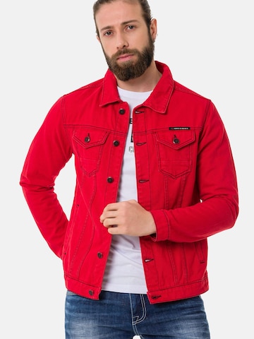 Veste mi-saison 'CJ289' CIPO & BAXX en rouge : devant