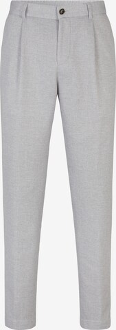 JOOP! Loose fit Pleat-Front Pants 'Lester ' in Grey: front